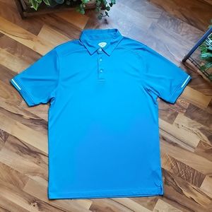 Callaway Golf Polo Short Sleeve Shirt Blue Size L
